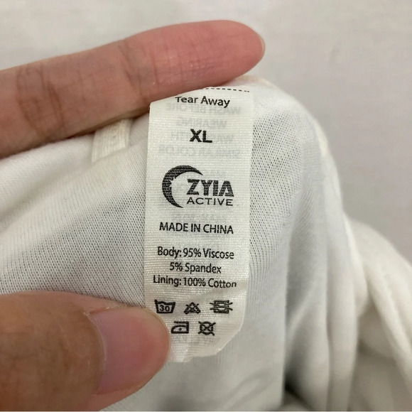 ZYIA Soft Stretch Color Block Zip Up Hooded Jacket size XL - Picture 2 of 9